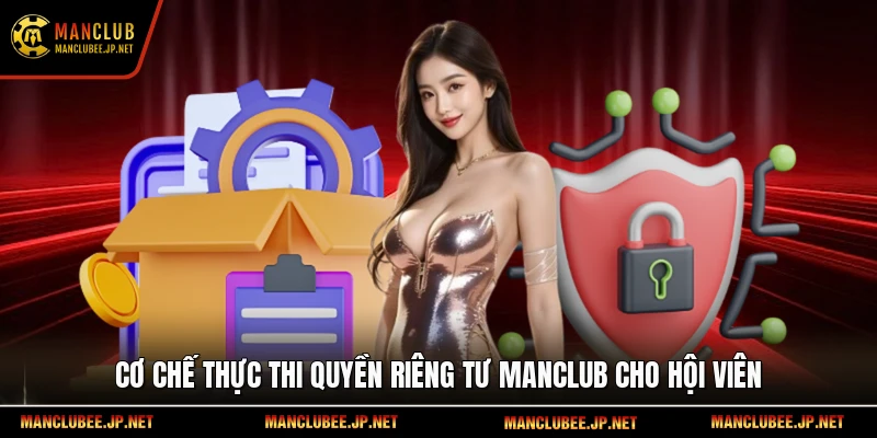 Cơ chế thực thi quyền riêng tư Manclub cho hội viên.